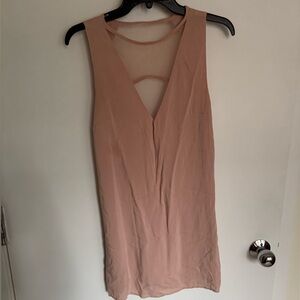 Silence + Noise Blush Sleeveless dress